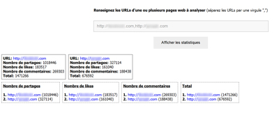 API Facebook, link_stat, PHP, FQL - XML et JSON - Nombre de likes, nombre de partages, nombre de commentaires